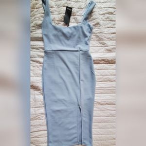 Nasty Gal Collection Pastel Blue Dress